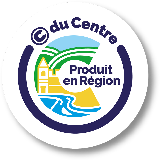 Logo C du centre, produit en région
